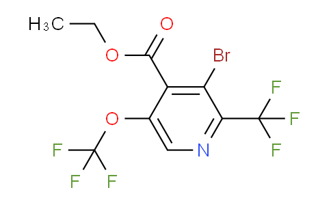 AM44847 | 1806238-95-8 | Ethyl 3-bromo-5-(trifluoromethoxy)-2-(trifluoromethyl)pyridine-4-carboxylate