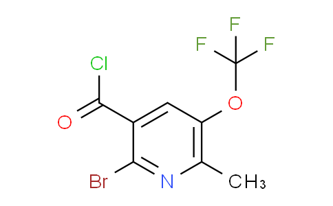 2-Bromo-6-methyl-5-(trifluoromethoxy)pyridine-3-carbonyl chloride