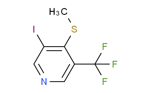 3-Iodo-4-(methylthio)-5-(trifluoromethyl)pyridine