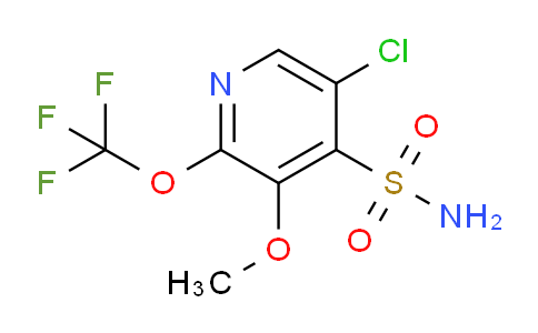 5-Chloro-3-methoxy-2-(trifluoromethoxy)pyridine-4-sulfonamide