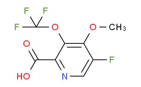AM44858 | 1806718-73-9 | 5-Fluoro-4-methoxy-3-(trifluoromethoxy)pyridine-2-carboxylic acid