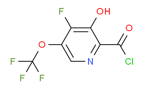 AM44868 | 1804337-75-4 | 4-Fluoro-3-hydroxy-5-(trifluoromethoxy)pyridine-2-carbonyl chloride