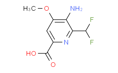 AM44880 | 1805150-46-2 | 3-Amino-2-(difluoromethyl)-4-methoxypyridine-6-carboxylic acid