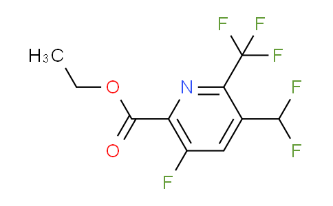AM44889 | 1805194-86-8 | Ethyl 3-(difluoromethyl)-5-fluoro-2-(trifluoromethyl)pyridine-6-carboxylate