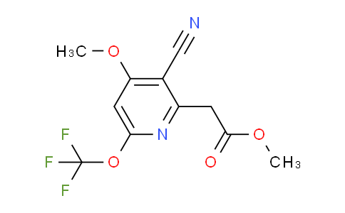 AM44898 | 1806150-99-1 | Methyl 3-cyano-4-methoxy-6-(trifluoromethoxy)pyridine-2-acetate
