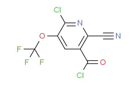 AM44911 | 1806197-63-6 | 2-Chloro-6-cyano-3-(trifluoromethoxy)pyridine-5-carbonyl chloride