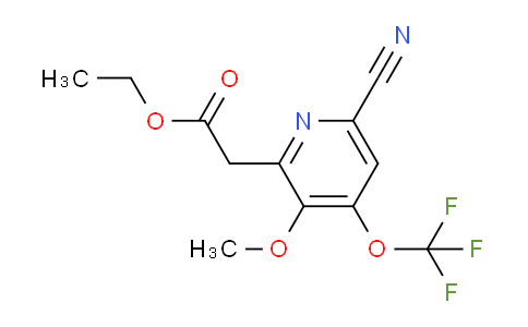 AM44917 | 1804400-79-0 | Ethyl 6-cyano-3-methoxy-4-(trifluoromethoxy)pyridine-2-acetate