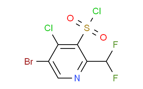 AM44940 | 1805342-79-3 | 5-Bromo-4-chloro-2-(difluoromethyl)pyridine-3-sulfonyl chloride