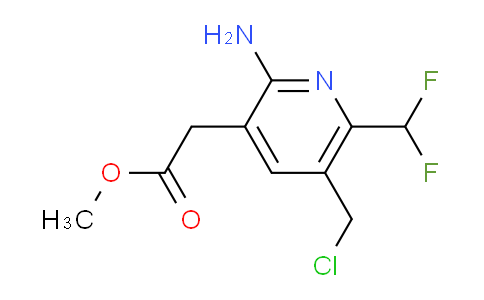 AM44947 | 1805237-70-0 | Methyl 2-amino-5-(chloromethyl)-6-(difluoromethyl)pyridine-3-acetate