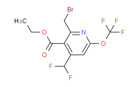 AM44948 | 1805235-84-0 | Ethyl 2-(bromomethyl)-4-(difluoromethyl)-6-(trifluoromethoxy)pyridine-3-carboxylate