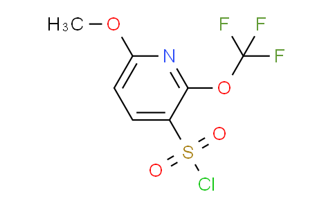 6-Methoxy-2-(trifluoromethoxy)pyridine-3-sulfonyl chloride