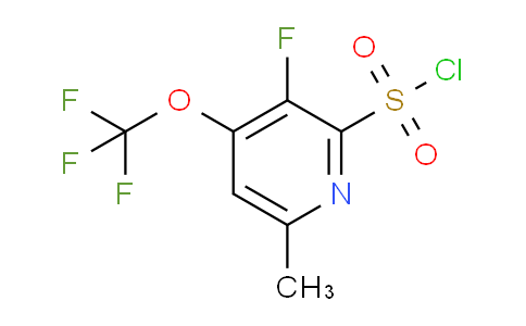 AM44974 | 1804317-32-5 | 3-Fluoro-6-methyl-4-(trifluoromethoxy)pyridine-2-sulfonyl chloride