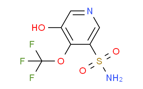 3-Hydroxy-4-(trifluoromethoxy)pyridine-5-sulfonamide