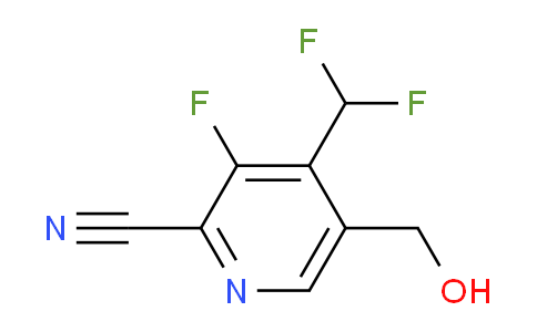 2-Cyano-4-(difluoromethyl)-3-fluoropyridine-5-methanol