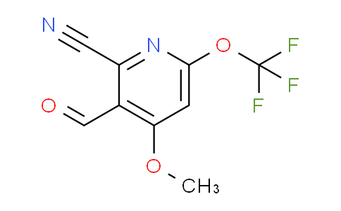 2-Cyano-4-methoxy-6-(trifluoromethoxy)pyridine-3-carboxaldehyde