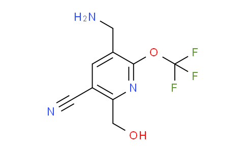 3-(Aminomethyl)-5-cyano-2-(trifluoromethoxy)pyridine-6-methanol