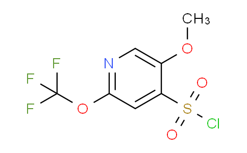 5-Methoxy-2-(trifluoromethoxy)pyridine-4-sulfonyl chloride