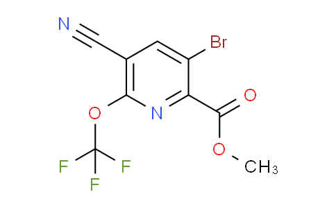 Methyl 3-bromo-5-cyano-6-(trifluoromethoxy)pyridine-2-carboxylate