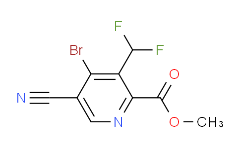 Methyl 4-bromo-5-cyano-3-(difluoromethyl)pyridine-2-carboxylate