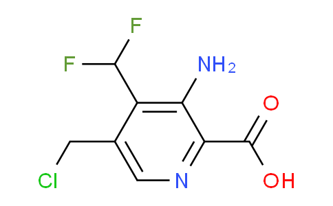 AM45020 | 1805441-27-3 | 3-Amino-5-(chloromethyl)-4-(difluoromethyl)pyridine-2-carboxylic acid