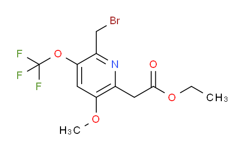 AM45023 | 1804752-39-3 | Ethyl 2-(bromomethyl)-5-methoxy-3-(trifluoromethoxy)pyridine-6-acetate