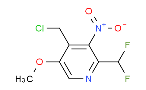 4-(Chloromethyl)-2-(difluoromethyl)-5-methoxy-3-nitropyridine