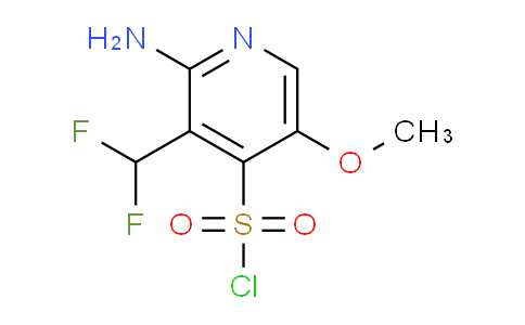2-Amino-3-(difluoromethyl)-5-methoxypyridine-4-sulfonyl chloride