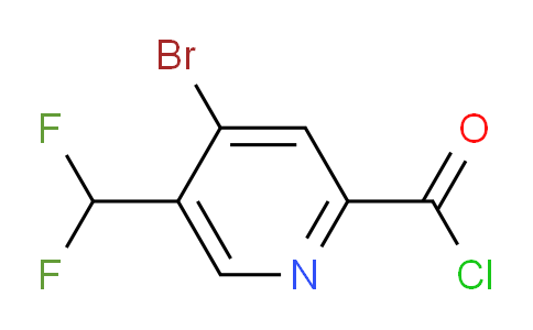 4-Bromo-5-(difluoromethyl)pyridine-2-carbonyl chloride