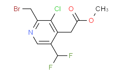 AM45032 | 1805367-18-3 | Methyl 2-(bromomethyl)-3-chloro-5-(difluoromethyl)pyridine-4-acetate