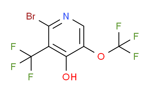2-Bromo-4-hydroxy-5-(trifluoromethoxy)-3-(trifluoromethyl)pyridine