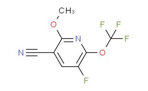 AM45041 | 1804562-07-9 | 3-Cyano-5-fluoro-2-methoxy-6-(trifluoromethoxy)pyridine