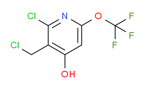 2-Chloro-3-(chloromethyl)-4-hydroxy-6-(trifluoromethoxy)pyridine