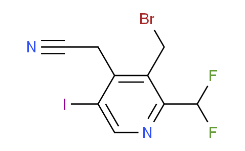 AM45047 | 1806951-68-7 | 3-(Bromomethyl)-2-(difluoromethyl)-5-iodopyridine-4-acetonitrile