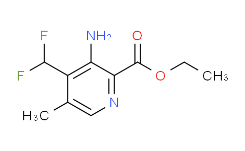 Ethyl 3-amino-4-(difluoromethyl)-5-methylpyridine-2-carboxylate