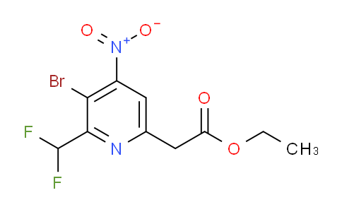 AM45082 | 1806919-45-8 | Ethyl 3-bromo-2-(difluoromethyl)-4-nitropyridine-6-acetate