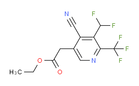 AM45087 | 1805482-73-8 | Ethyl 4-cyano-3-(difluoromethyl)-2-(trifluoromethyl)pyridine-5-acetate