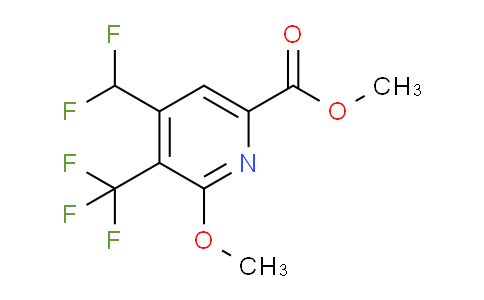 AM45091 | 1807144-58-6 | Methyl 4-(difluoromethyl)-2-methoxy-3-(trifluoromethyl)pyridine-6-carboxylate