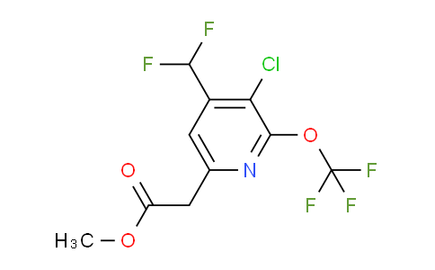 AM45098 | 1806156-91-1 | Methyl 3-chloro-4-(difluoromethyl)-2-(trifluoromethoxy)pyridine-6-acetate