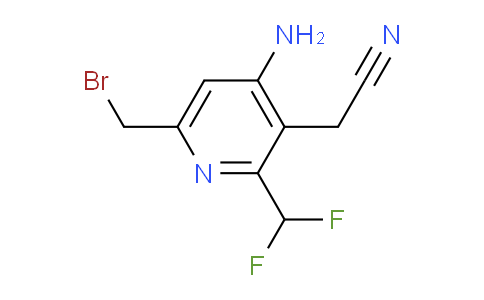 AM45100 | 1806829-96-8 | 4-Amino-6-(bromomethyl)-2-(difluoromethyl)pyridine-3-acetonitrile