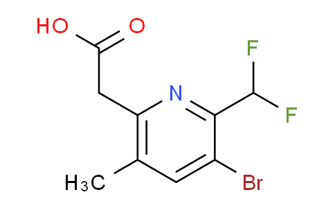 AM45103 | 1805375-73-8 | 3-Bromo-2-(difluoromethyl)-5-methylpyridine-6-acetic acid