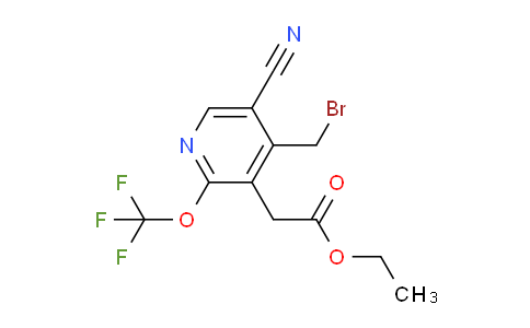 AM45107 | 1804737-04-9 | Ethyl 4-(bromomethyl)-5-cyano-2-(trifluoromethoxy)pyridine-3-acetate