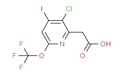 3-Chloro-4-iodo-6-(trifluoromethoxy)pyridine-2-acetic acid