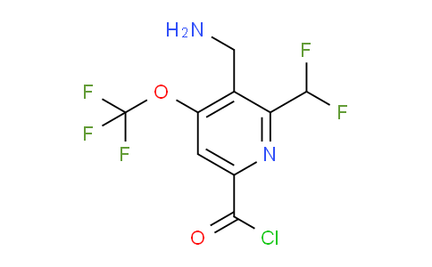AM45112 | 1806168-14-8 | 3-(Aminomethyl)-2-(difluoromethyl)-4-(trifluoromethoxy)pyridine-6-carbonyl chloride