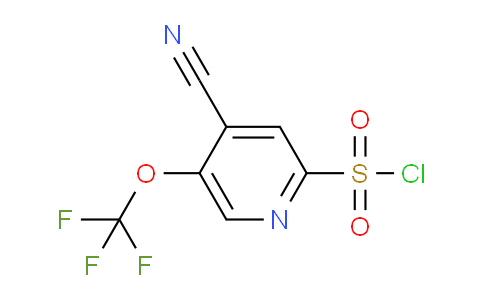 4-Cyano-5-(trifluoromethoxy)pyridine-2-sulfonyl chloride