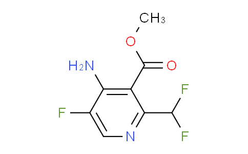 AM45124 | 1805209-53-3 | Methyl 4-amino-2-(difluoromethyl)-5-fluoropyridine-3-carboxylate