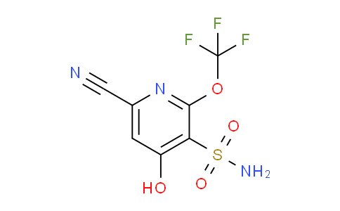 6-Cyano-4-hydroxy-2-(trifluoromethoxy)pyridine-3-sulfonamide