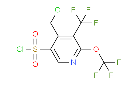 AM45130 | 1806770-44-4 | 4-(Chloromethyl)-2-(trifluoromethoxy)-3-(trifluoromethyl)pyridine-5-sulfonyl chloride