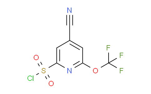 AM45134 | 1804290-45-6 | 4-Cyano-2-(trifluoromethoxy)pyridine-6-sulfonyl chloride