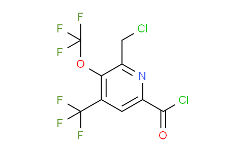 AM45135 | 1806787-34-7 | 2-(Chloromethyl)-3-(trifluoromethoxy)-4-(trifluoromethyl)pyridine-6-carbonyl chloride