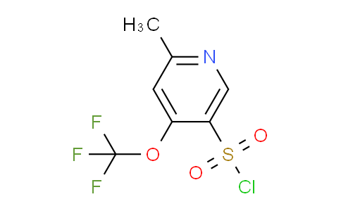 2-Methyl-4-(trifluoromethoxy)pyridine-5-sulfonyl chloride